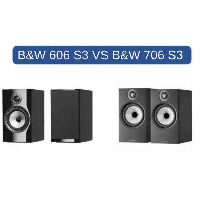 B&W 606 S3 vs. B&W 706 S3: What's the Difference?