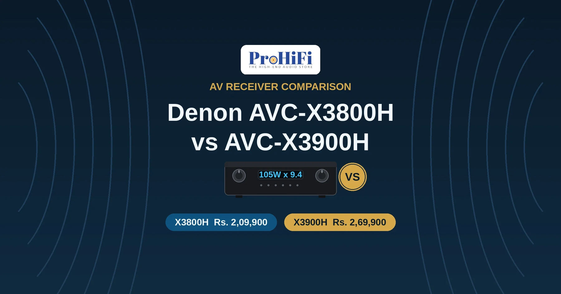 denon avc x3800h vs denon avc 3900h