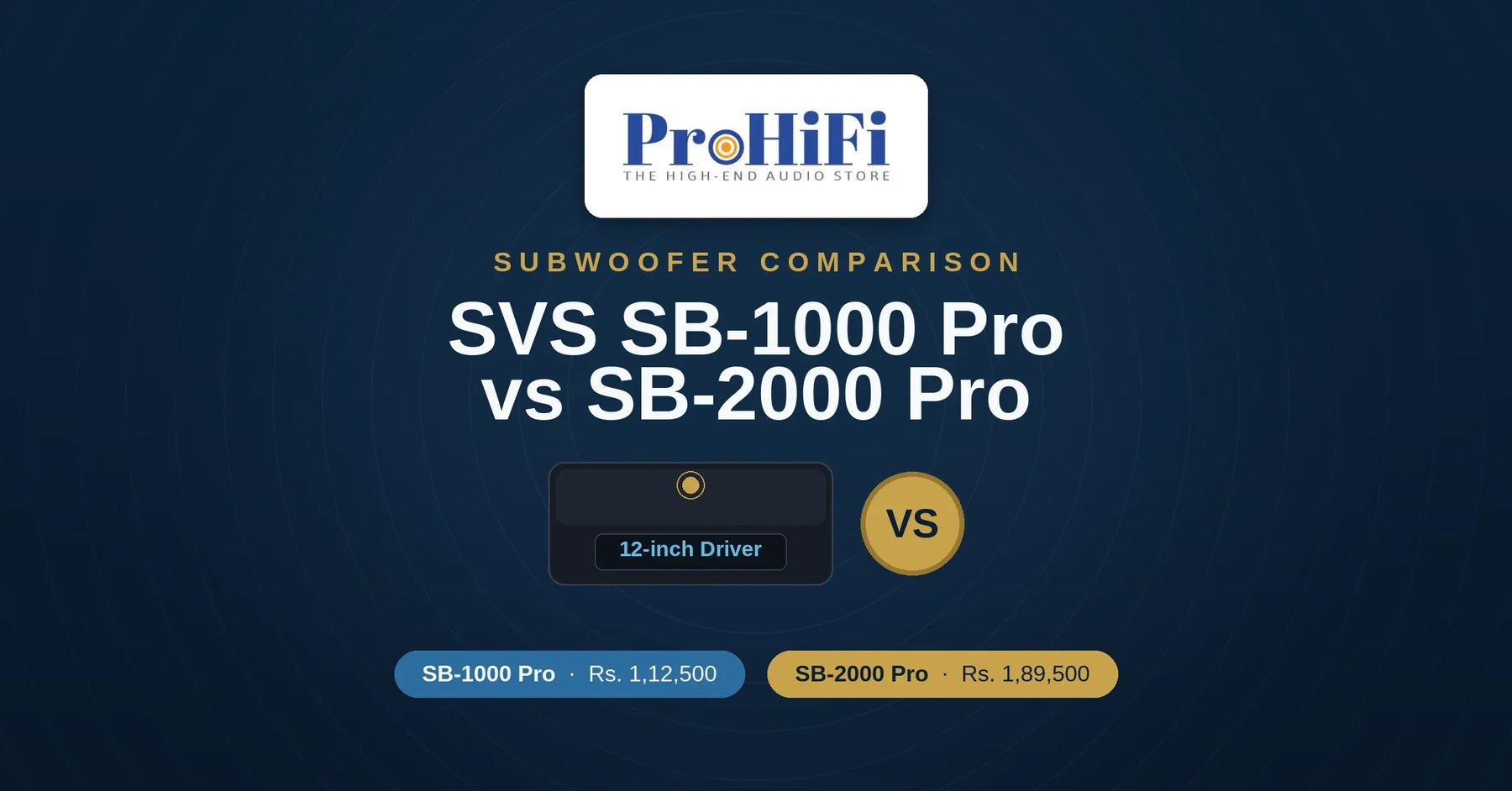 SVS SB-1000 Pro vs SB-2000 Pro: Which One Should You Buy in India?