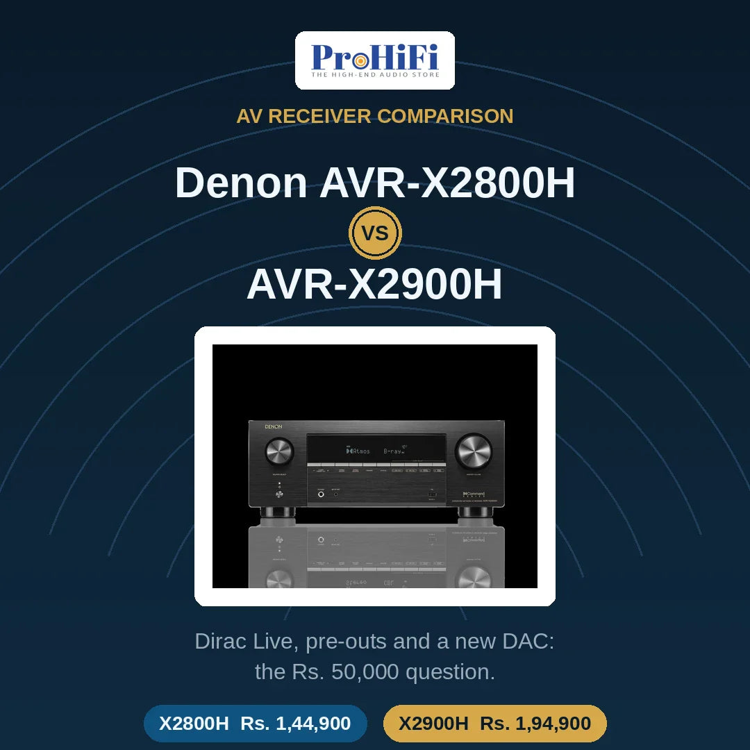 Denon AVR-X2800H vs AVR-X2900H (2026): Which One Should You Buy in India?