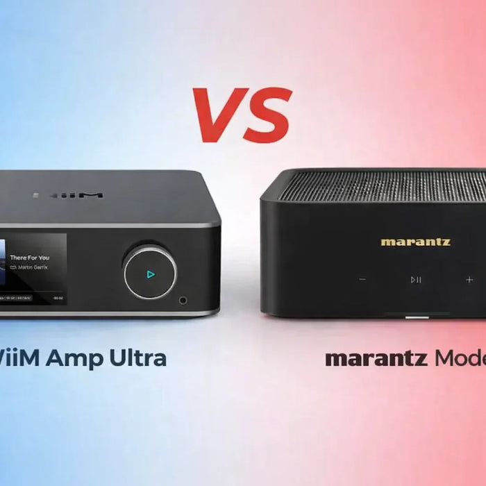 WiiM Amp Ultra vs Marantz Model M1 comparison
