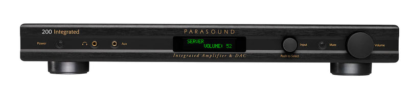 Parasound NC 200INT 110W Integrated Amplifier, DAC, MM/MC Phono, HT Bypass