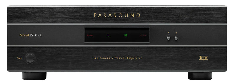 Parasound NC 2250v2 275W 2Ch Stereo Power Amplifier, THX Ultra2, Bridgeable