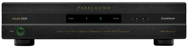 Parasound ZoneMaster ZM2350 350W Stereo Amplifier, Sub Mode, Speaker-Level Input