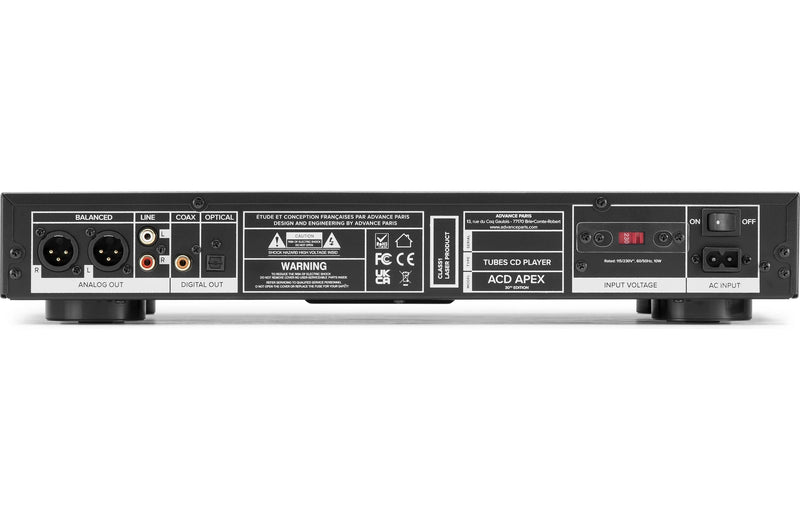 Advance Paris ACD APEX – Tube-Driven CD Player with Front USB Input