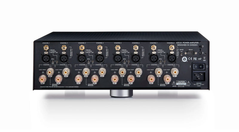 Primare A35.8 8-Channel 150W Power Amplifier, Balanced XLR, Bridgeable