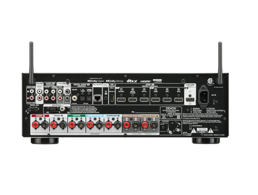 Denon AVR-X1800H 7.2 Ch. 175W 8K AV Receiver with HEOS® Built-in - ProHiFi India