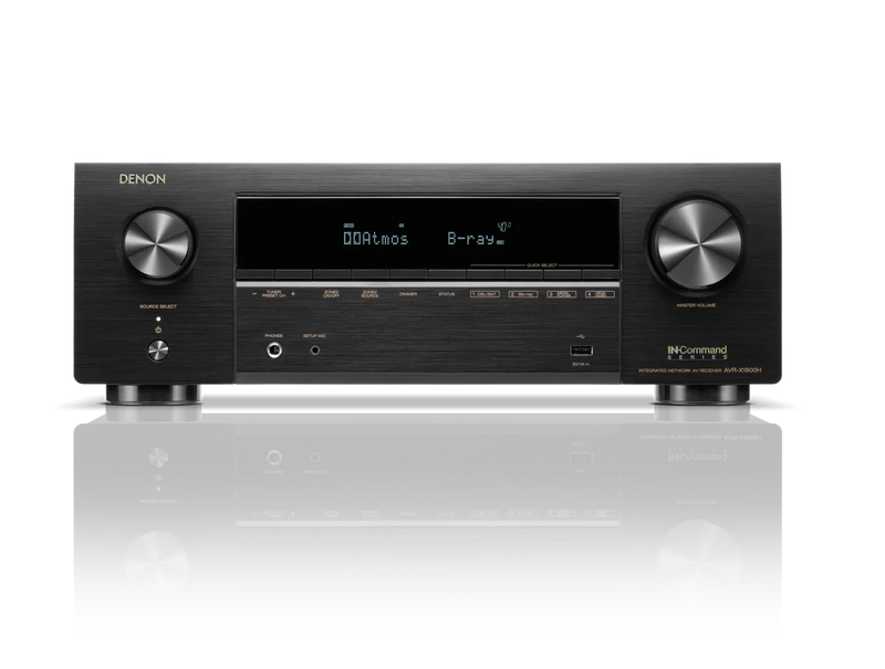 Denon AVR-X1800H 7.2 Ch. 175W 8K AV Receiver with HEOS® Built-in - ProHiFi India