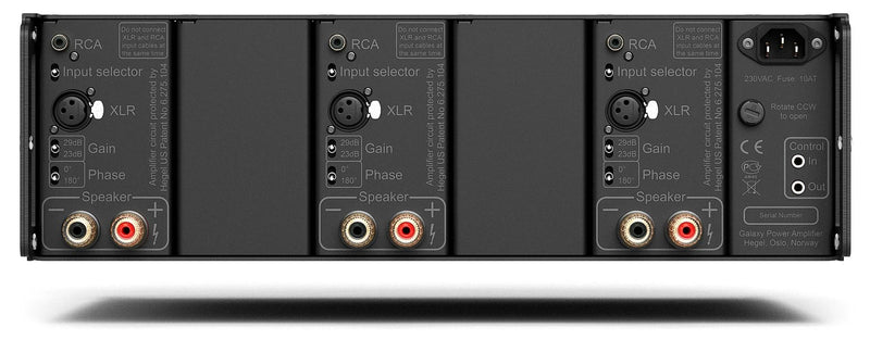 Hegel C53 3-Channel 150W Rack Power Amplifier, SoundEngine2, XLR, Trigger