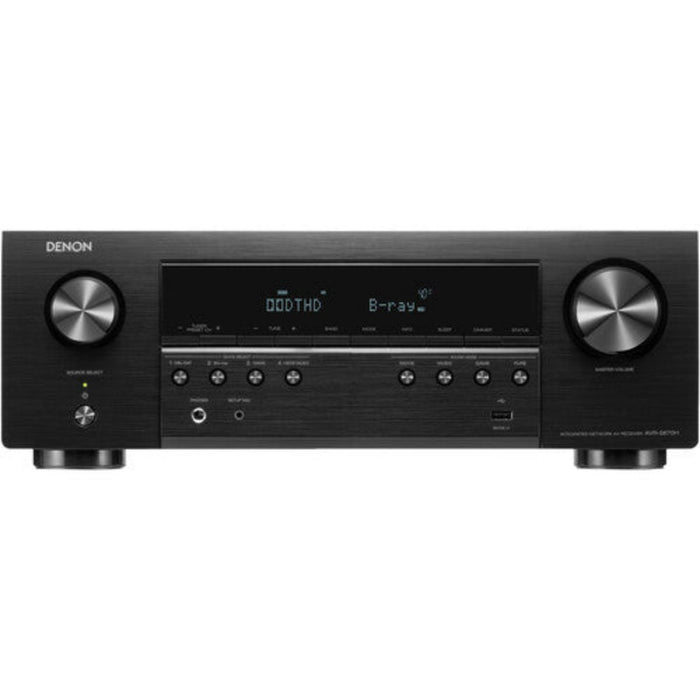 Denon AVR-S670H 5.2 Ch. 75W 8K AV Receiver with HEOS® Built-in