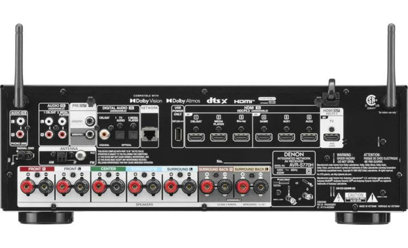 Denon AVR-S770H 7.2 Ch. 75W 8K AV Receiver with HEOS® Built-in - ProHiFi India
