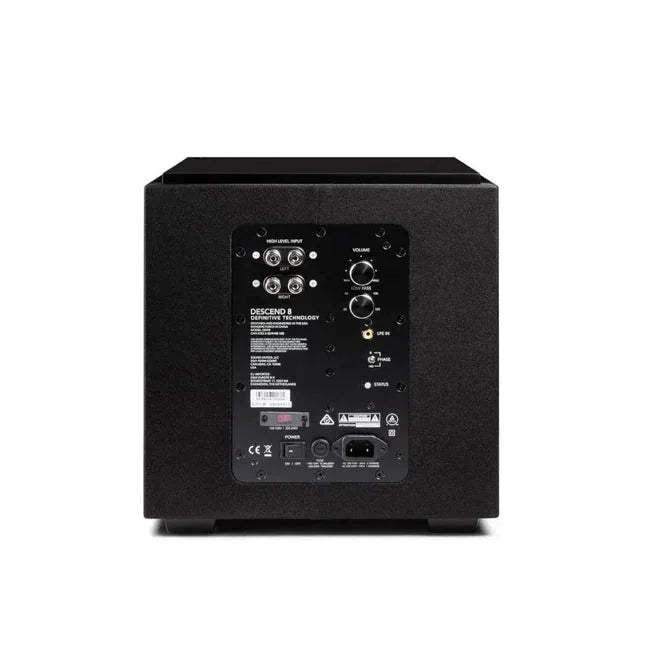 Definitive Technology Descend Series DN8 8" 500W Powered Subwoofer - ProHiFi India
