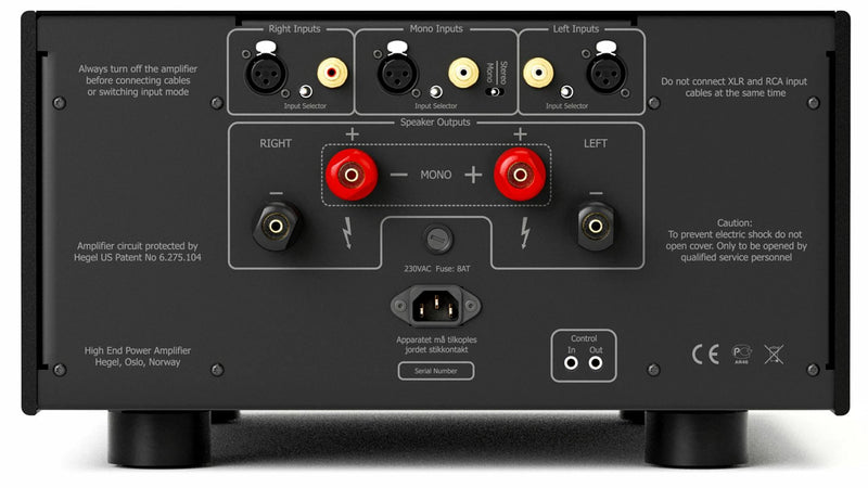Hegel H30A 1100W Reference Mono/Stereo Power Amplifier, SoundEngine2