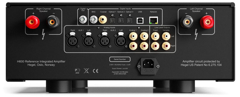Hegel H600 303W Dual Mono Reference Integrated Amplifier, Roon Ready, EISA