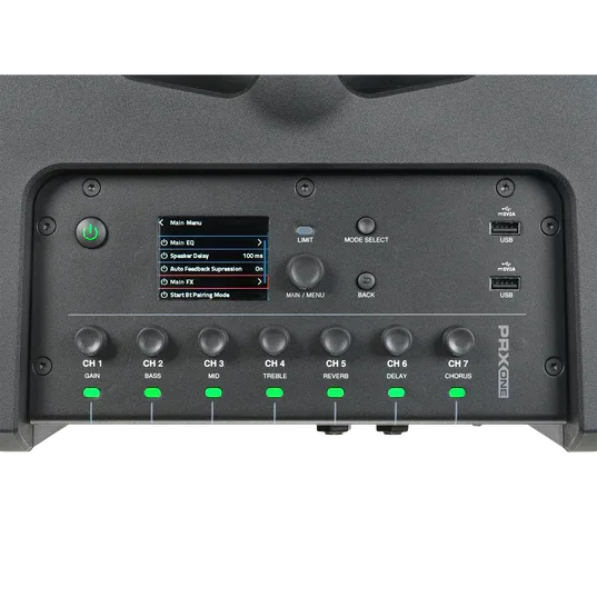 JBL PRX ONE All-In-One Powered Column PA Speaker with 7ch Mixer and DSP - 2000W Peak with Bluetooth - ProHiFi India