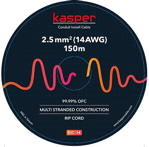 Kasper KIC-14/150 14AWG Speaker Cable (MATT WHITE) - ProHiFi India