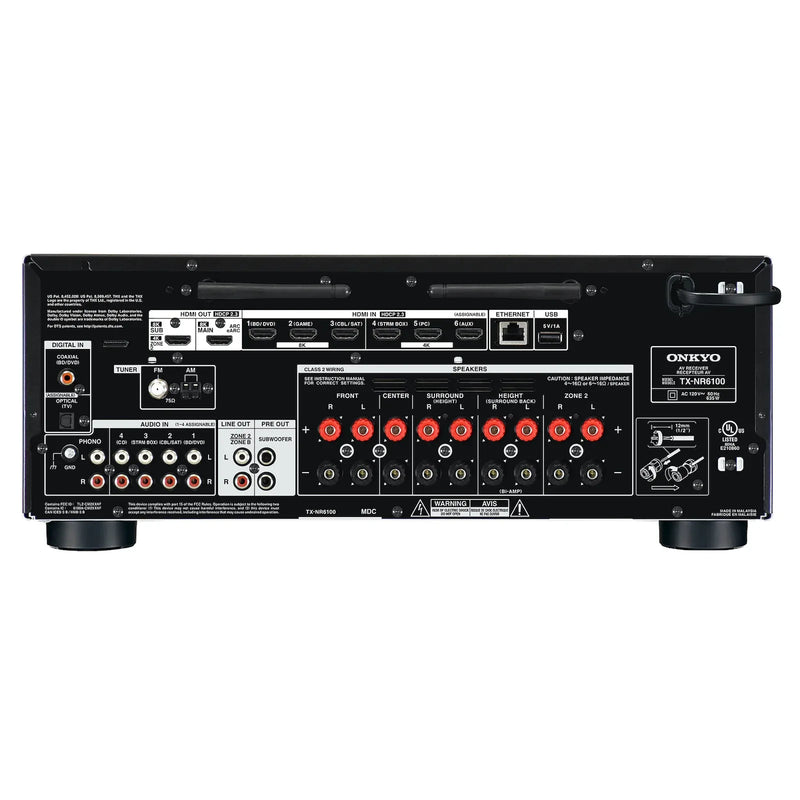 Onkyo TX-NR6100 7.2-Channel THX Certified AV Receiver - ProHiFi India