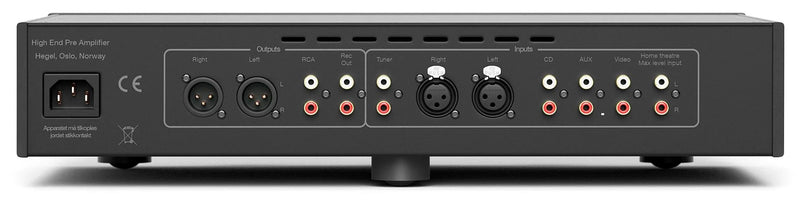 Hegel P20 Stereo Preamplifier, Balanced XLR, Home Theatre Input, RC8 Remote
