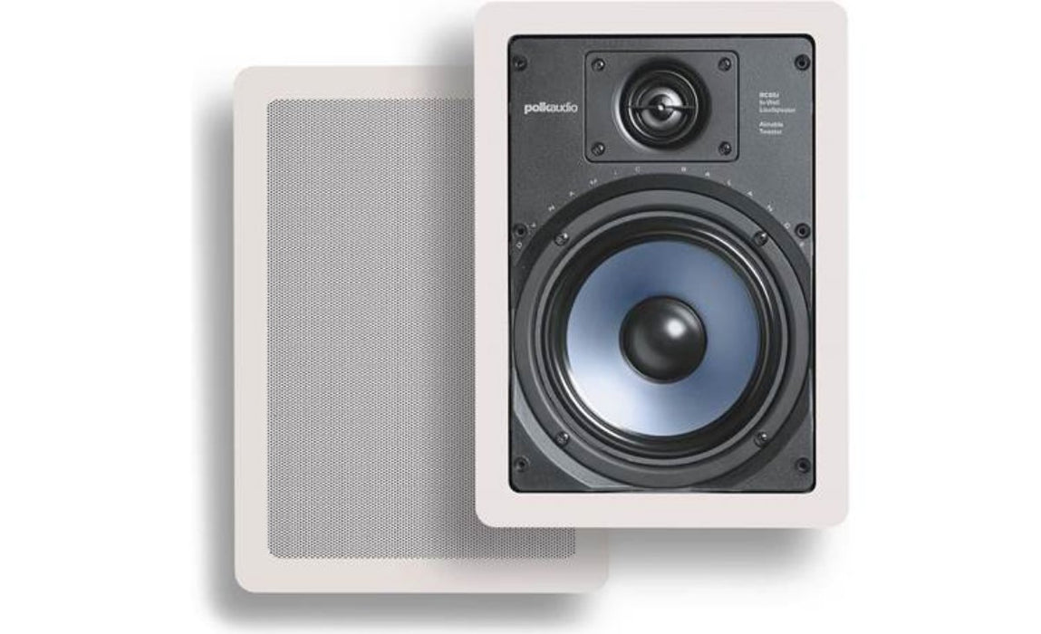 Polk Audio RC65i Rectangular In-Wall Speakers