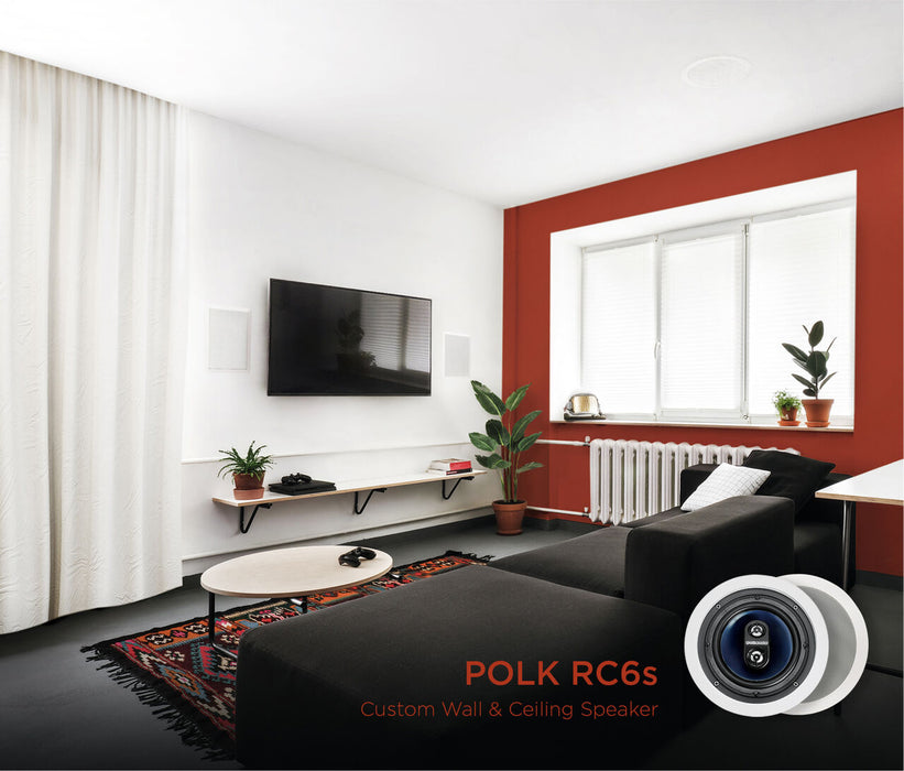 Polk Audio RC6S - High-Quality In-Ceiling Stereo Speaker