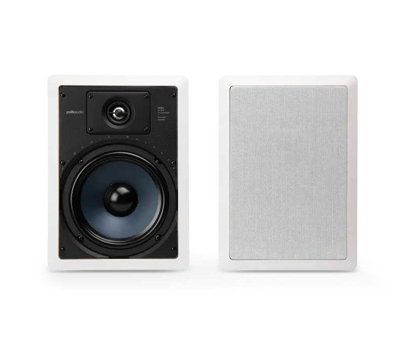 Polk Audio RC85i Rectangular 2-Way In-Wall Speaker (Pair) - ProHiFi India