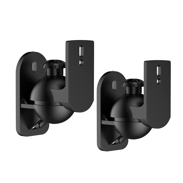 Techly Wall Satellite Speakers Brackets with Capacity Up to 3.5kg Black (Pair)