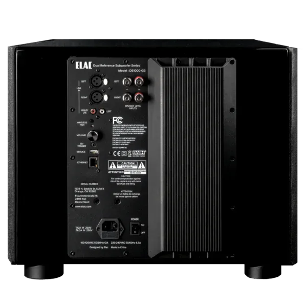 ELAC Varro DS1000 Dual Reference 10" 2000W Subwoofer (Gloss Black) - ProHiFi India