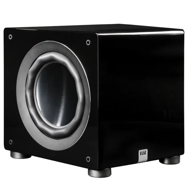 Elac Varro DS1200 12″ 2400W Dual Reference Sealed Subwoofer (Gloss Black) - ProHiFi India