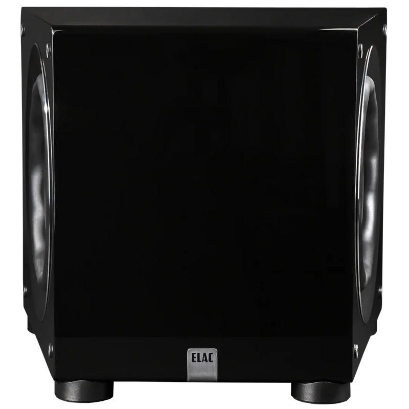 Elac Varro DS1200 12″ 2400W Dual Reference Sealed Subwoofer (Gloss Black) - ProHiFi India