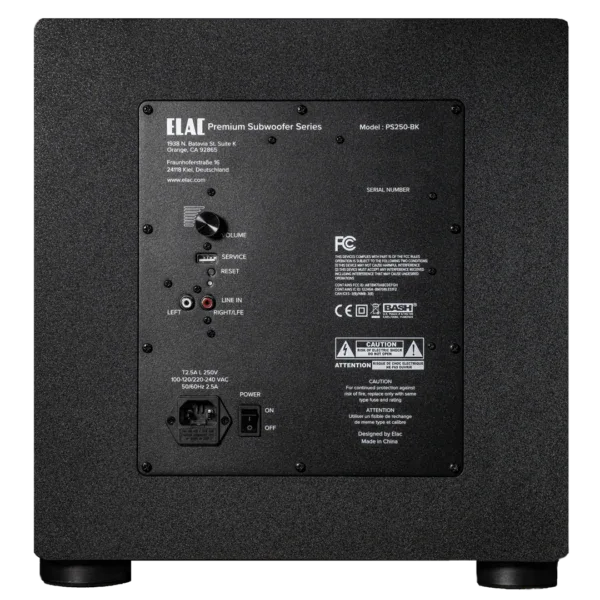 Elac Varro PS250 10″ 500W Premium Powered Subwoofer with Auto EQ - ProHiFi India