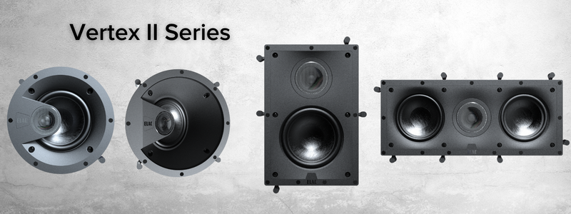 ELAC Vertex II IW-VC52-W Dual 5 1/4” In-Wall Center Speaker