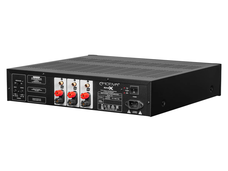 Emotiva BasX A3 Three-Channel Power Amplifier - ProHiFi India