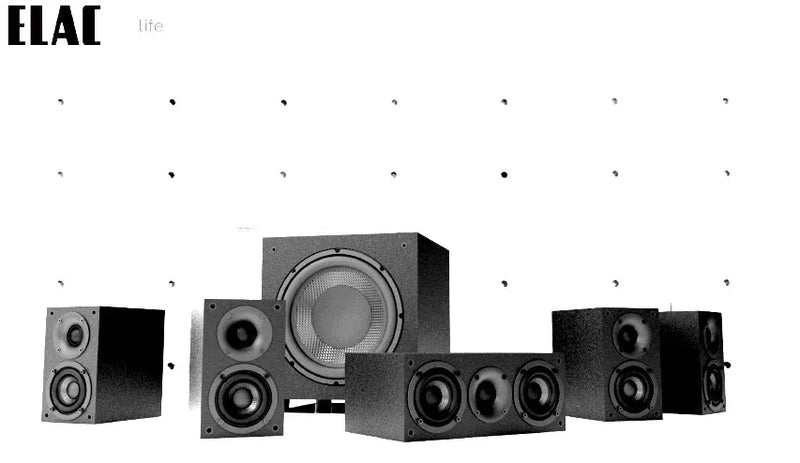 Elac Cinema 12 - 5.1 Home Theatre Speaker Package with 10" Active Subwoofer - ProHiFi India