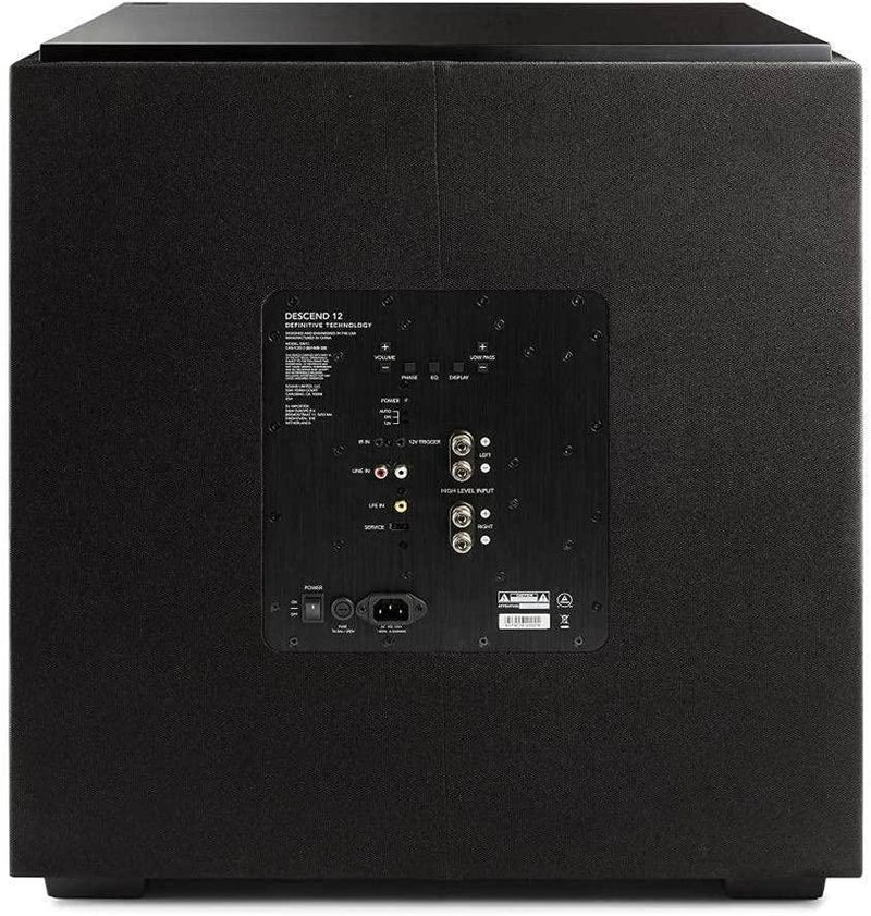 Definitive Technology Descend Series DN12 12” 1500W Powered Subwoofer - ProHiFi India