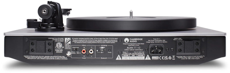 Cambridge Audio Alva TT V2 Direct Drive Turntable, MC Cartridge, Bluetooth