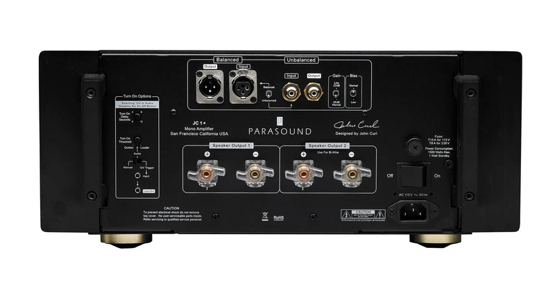 Parasound Halo JC 1+ Monoblock Power Amplifier, 450W, John Curl, Class A