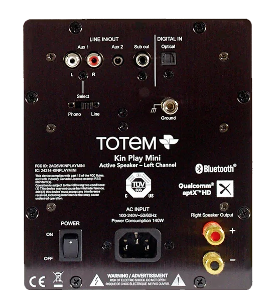 Totem Acoustic KIN Play Mini Bookshelf Speaker (Pair) - ProHiFi India