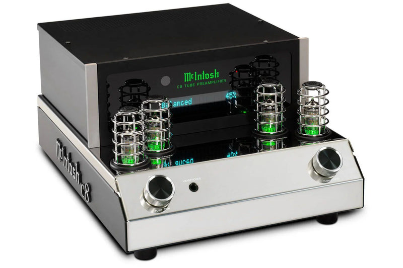 McIntosh C8 Audiophile Vacuum Tube Preamplifier with Dual MM/MC Phono & Optional DA2 DAC Module