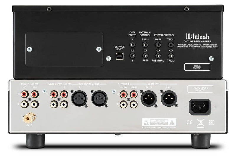 McIntosh C8 Audiophile Vacuum Tube Preamplifier with Dual MM/MC Phono & Optional DA2 DAC Module