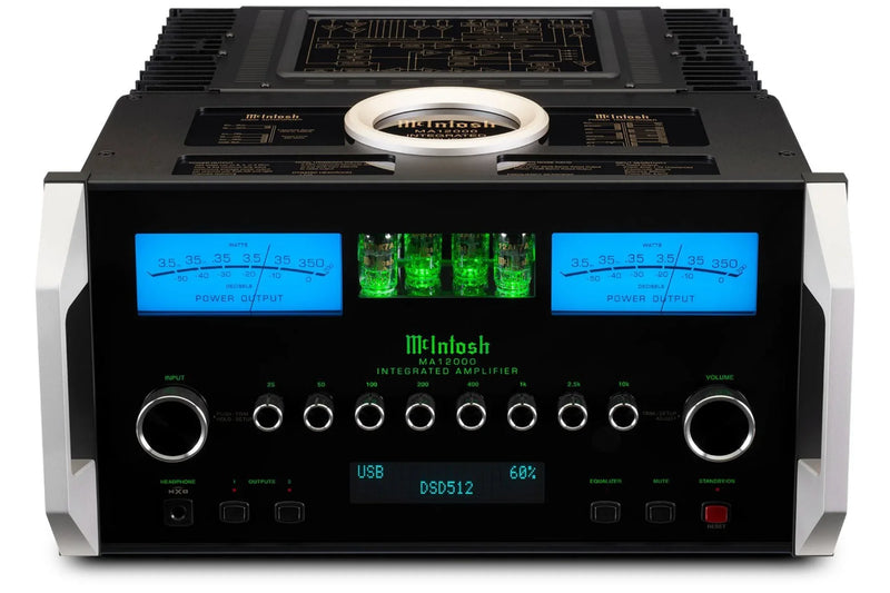 McIntosh MA12000 Audiophile Hybrid Tube Integrated Amplifier 2x350W with Autoformers, DAC & MM/MC Phono