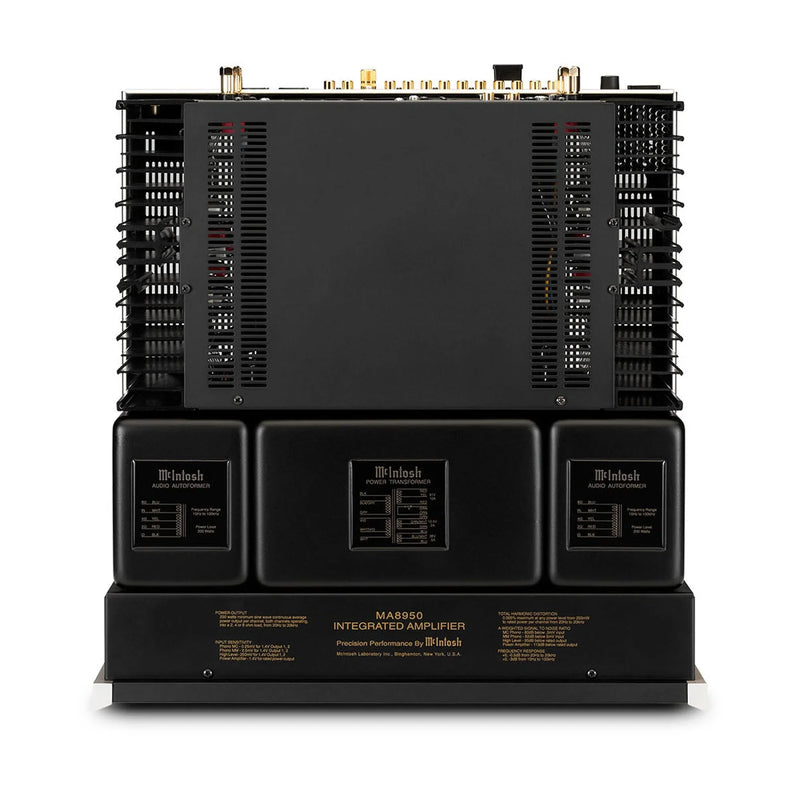 McIntosh MA8950 Audiophile Integrated Amplifier 2x200W with Autoformers, DA2 DAC & MM/MC Phono