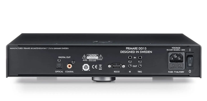 Primare DD15 Compact CD Transport, Philips Slot Load, Coaxial & Toslink