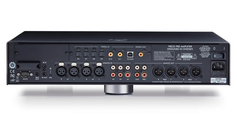 Primare PRE35 DAC DM36 Balanced Preamplifier with ESS DAC, PCM 384kHz, MQA