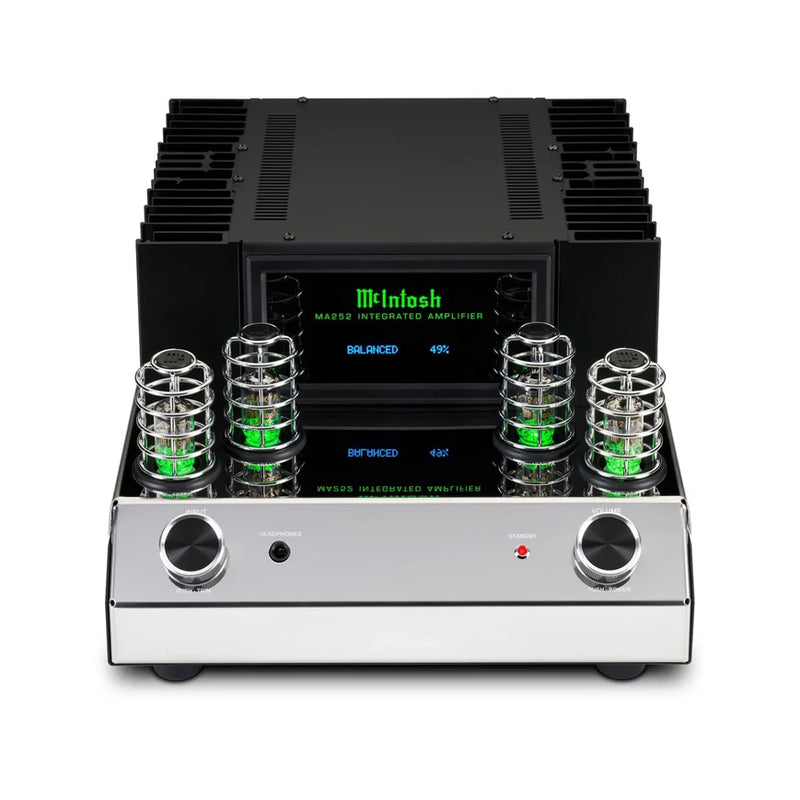 McIntosh MA252 Hybrid Integrated Amplifier 2x100W (8 ohms) with Tube Preamp & MM Phono Stage