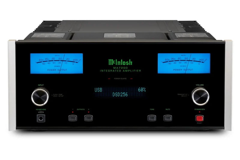 McIntosh MA7200 Integrated Amplifier 2x200W with Autoformers, DA2 DAC & MM/MC Phono Stage