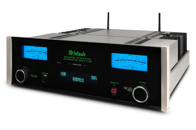 McIntosh MSA5500 Streaming Integrated Amplifier 2x100W (8 ohms) with DAC, Phono Stage & HDMI ARC