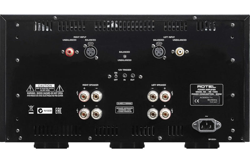 Rotel RB 1590 Stereo 2-Ch 350W Power Amplifier