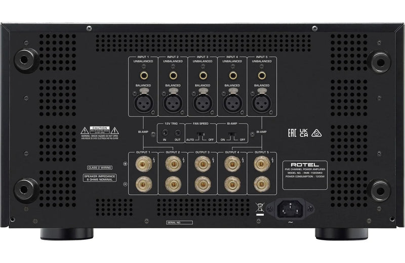 Rotel RMB 1585 MKII 210W 5-Channel Power Amplifier
