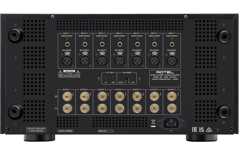 Rotel RMB 1587 MKII - Home Theatre 7-ch Channel Power Amplifier