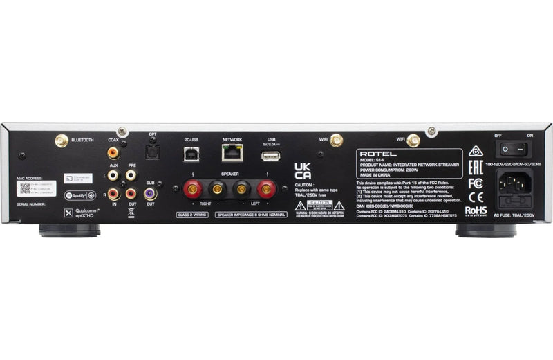 Rotel S14 80W Integrated Network Streaming Amplifier